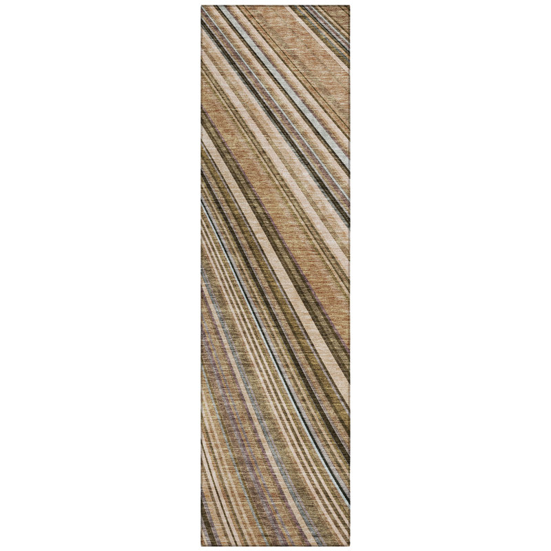 Tapis Chayden avec envers antidérapant, Tapis de couloir 2 pi 3 po x 7 pi 6 po