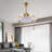 42" Retractable LED Ceiling Fan with Light and Remote