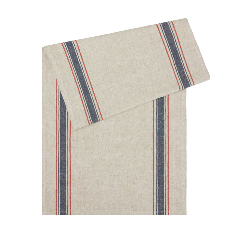 Antibes Table Runner - 20" x 72", Natural/Cream