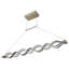 Luminaire suspendu 4 lumières à DEL, forme ondulée