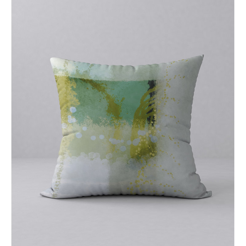 Chic Abstract Reversible Throw Pillow, 20" x 20"