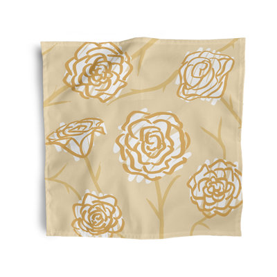 Charne Polyester Floral Square Napkin