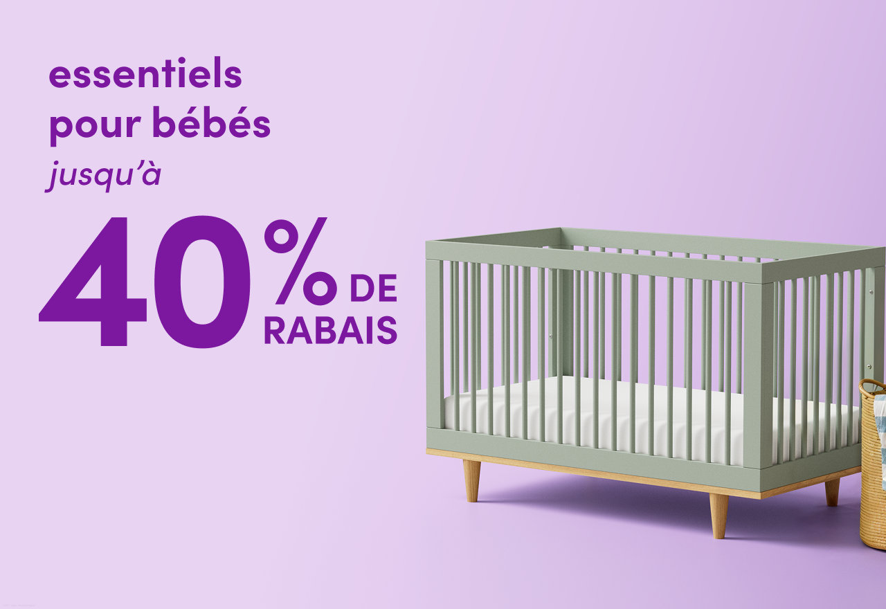 essentiels pour bébés en solde