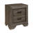 Lyndon Weathered Gray Grain Finish Nightstand