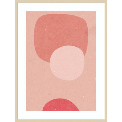 «Abstraction 2» par Nktn Wood, reproduction d'art encadrée