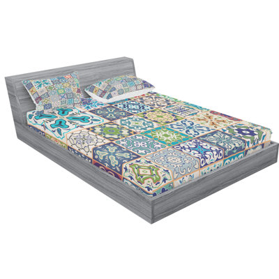 Microfiber Patchwork Sheet Set