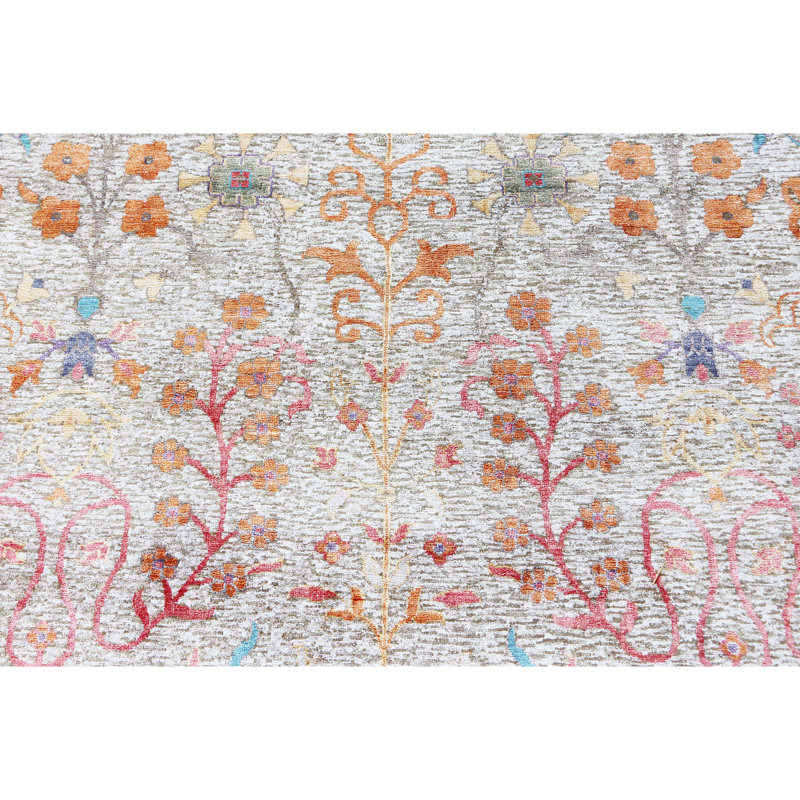 Tapis rectangulaire noué à la main, Rectangle 12 pi x 15 pi