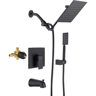 Système de douche complet avec valve brute