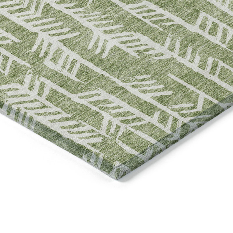 Tapis intérieur / extérieur Maliana, Rectangle 5 pi x 7 pi 6 po