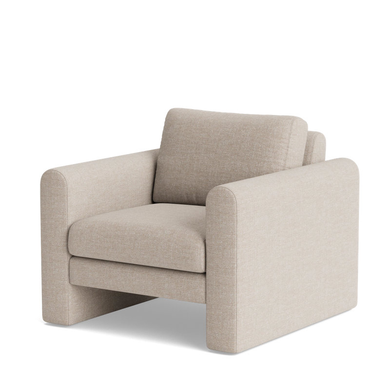 Knox Accent Chair, Performance Weave - Natural