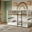 Lit superposé simple en bois massif Bustillo-876021062