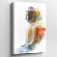 Toile, profil serein d'une silhouette de Bouddha illustrée dans un art mural, style sculptural lisse avec détails complexes-1087630399