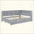 Wooden Daybed With Trundle, Daybed With Storage Shelf And USB Charging Ports-920228516-920228513