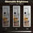 3 Color Lighting Mirror With LED Lights, 64"X21" Lighted Floor Standing Mirror With Stand