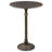Modern Oswego Round 30-Inch Pub Height Bistro Bar Table Dark Russet