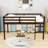 Twin Wood Low Loft Bed With Ladder-400432560