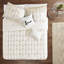 Édredon double / grand et or métallique - Design élégant, doux, rembourré, 2 taies décoratives, coussins décoratifs, imprimé géométrique de literie lavable à la machine,,,-126359247-126359251