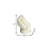 3" Ivory Unscented Baby Dimensional Candle