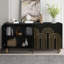 Buffet moderne cannelé avec rangement Modern