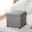 Repose-pieds carré avec rangement relevable 17,3 po-2043426371