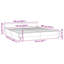Structure de lit Singha, support de lattes, sans matelas, similicuir-297720170-297720171