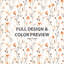Ensemble de 6 édredons Floral-131229019