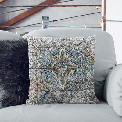 Floral Square Throw Cushion