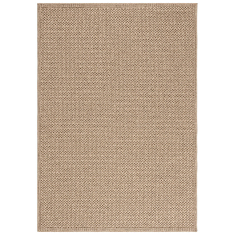 Panchuri Performance Solid Color Indoor/Outdoor Area Rug, Rectangle 4' x 6'