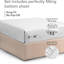 Drap-housse seulement, drap de lit doux rafraîchissant, literie de luxe respirante pour hôtel, matelas à poches profondes de 8 à 16 pouces-109448579-103254623