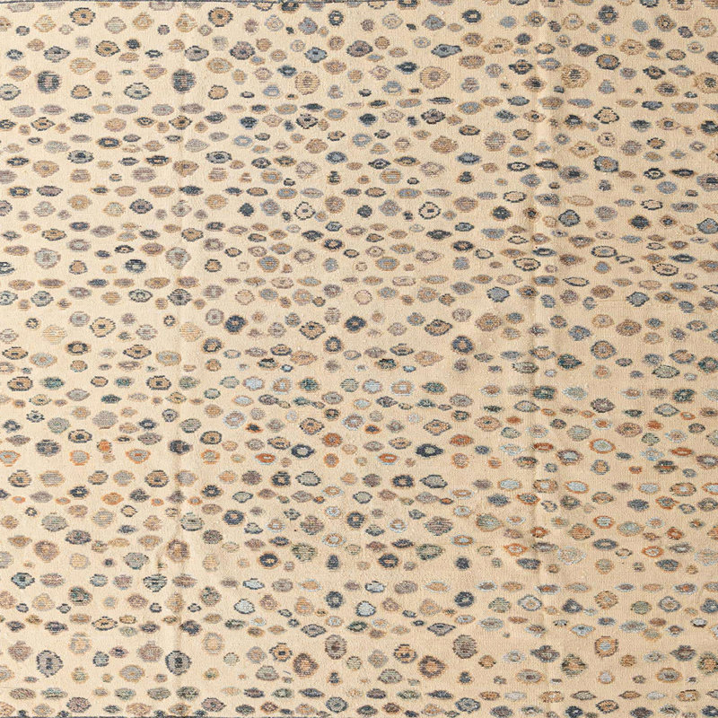 Abstract Indoor Rug, Square 6'