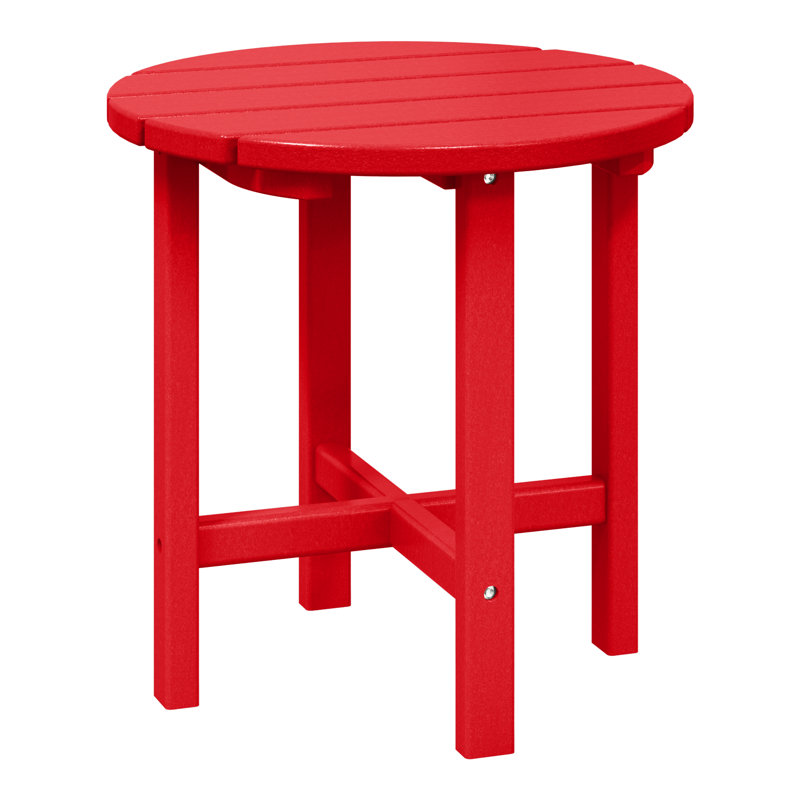 Table d'appoint d'extérieur Geoff Adirondack, Rouge