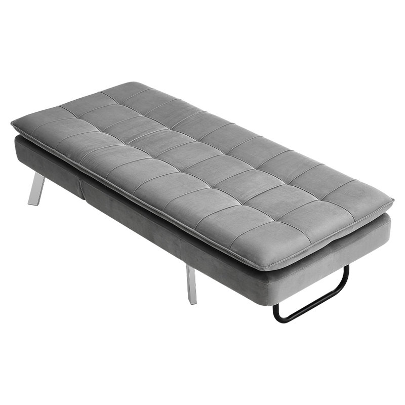 Aaronette Velvet Chaise Lounge