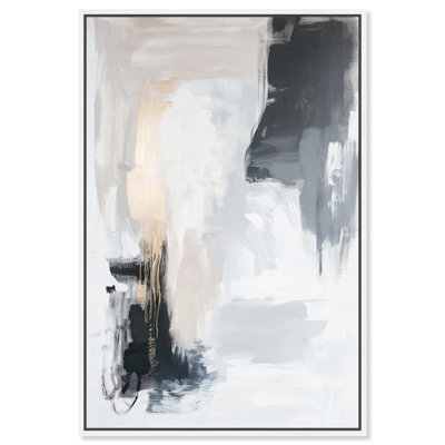 Chalk Dust Fields Canvas Gemstone Abstract Art by Art Remedy