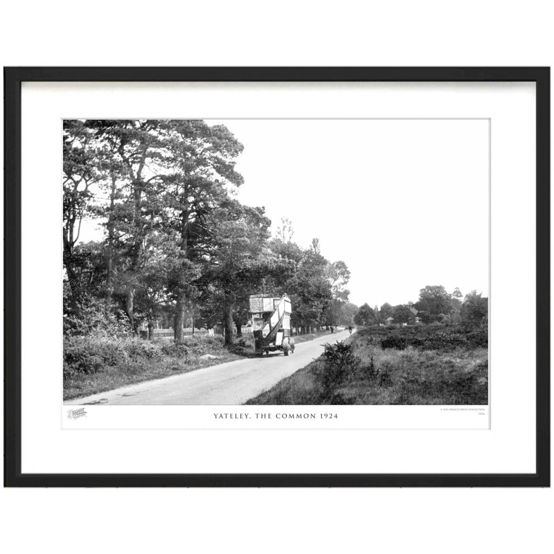 Yateley, The Common 1924 by Francis Frith - Single Picture Frame Print, 28cm H x 36cm W x 2.3cm D