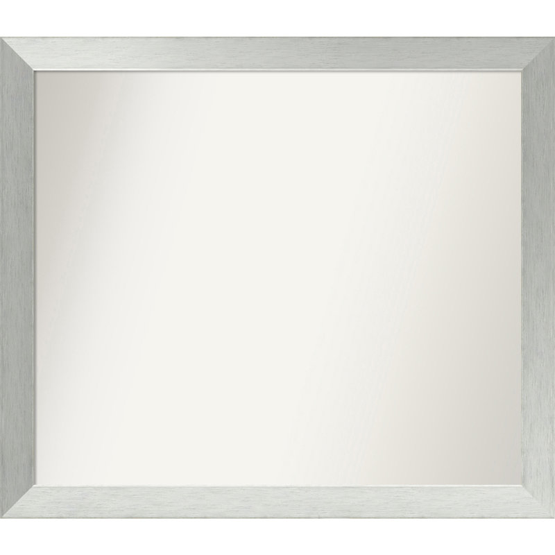 Twanya Solid Wood Wall Mirror, Rectangle, 33" x 38"