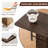 59'' Walnut Folding Table With Drop Leaves For Small Space, Rectangular Wooden Extendable Dining Table With Wheels And Storage-1757865088