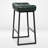 24" Modern Backless Saddle Counter Height Bar Stools With Metal Frame for Kitchen Island-1951269360