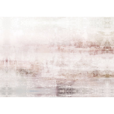 " Pink Abstract " Painting Print
