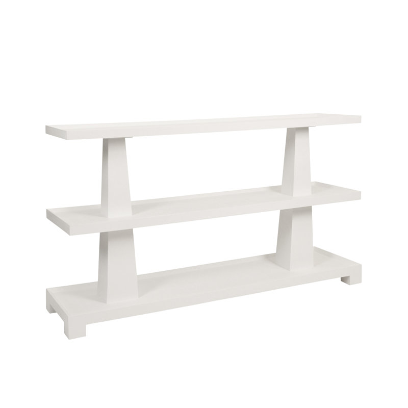 62'' W Console Table, White