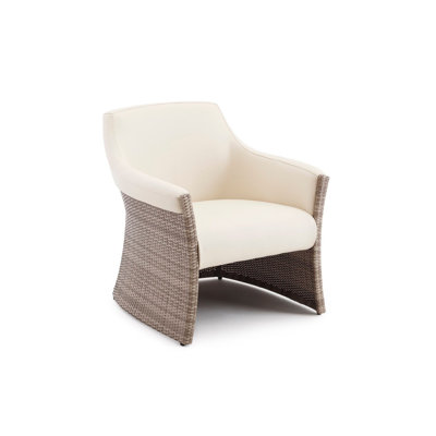 Chaise de patio avec coussins Sheri