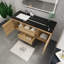 Ensemble de meuble-lavabo mural simple 60 po Castin-710231504