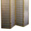 Paravent 70 po 4 pièces de style japonais en bois naturel. Définissez la zone privée. 4 panneaux de papier. Se plie facilement pour le rangement. Multicolore. Paravent H 70 po x l 10 po x P 17 po, finition bois. Espace d'intimité.