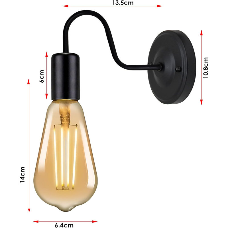 Altine Armed Sconce, Light Brown