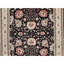 Tapis noir de haute qualité noué à la main