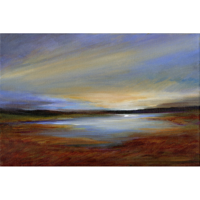Wetlands by Sheila Finch - Wrapped Canvas Painting, 30cm H x 46cm W