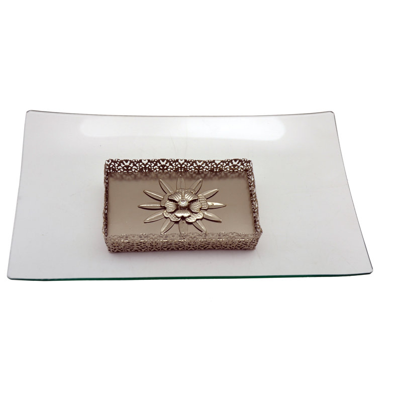 Plateau de service rectangulaire à base