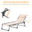 Chaise longue pliante rembourrée-488966833