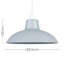 12.2cm H Metal Bowl Pendant Shade ( Clip On )-1136216082