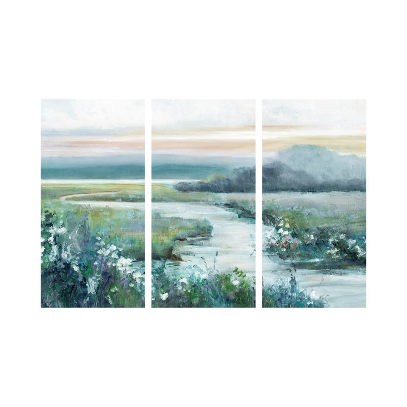 Eternity In Twilight by Sally Swatland - No Frame Gallery-Wrapped Canvas Giclée on Canvas, 101.6cm H x 152.4cm W x 3.81cm D