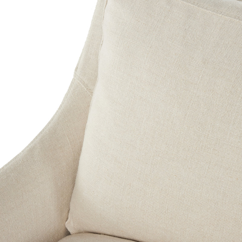 Monette Upholstered Arm Chair, Brussels Natural